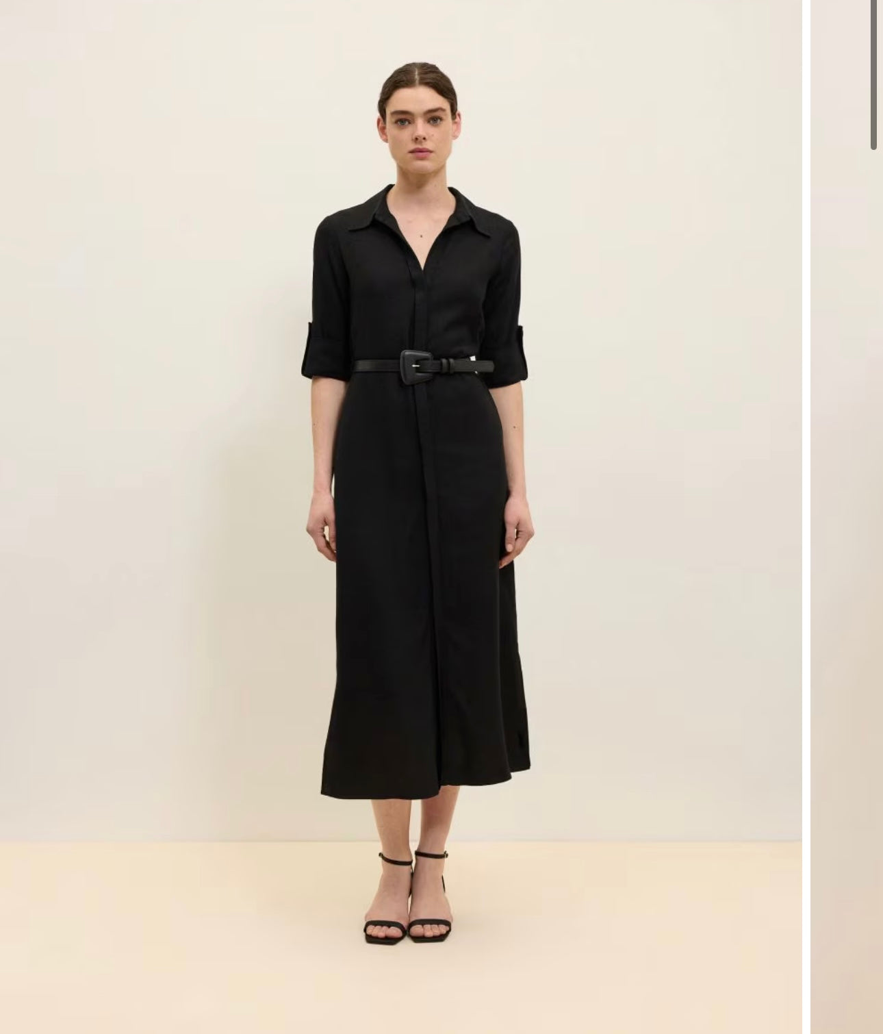 B-Linen black dress