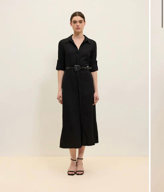B-Linen black dress