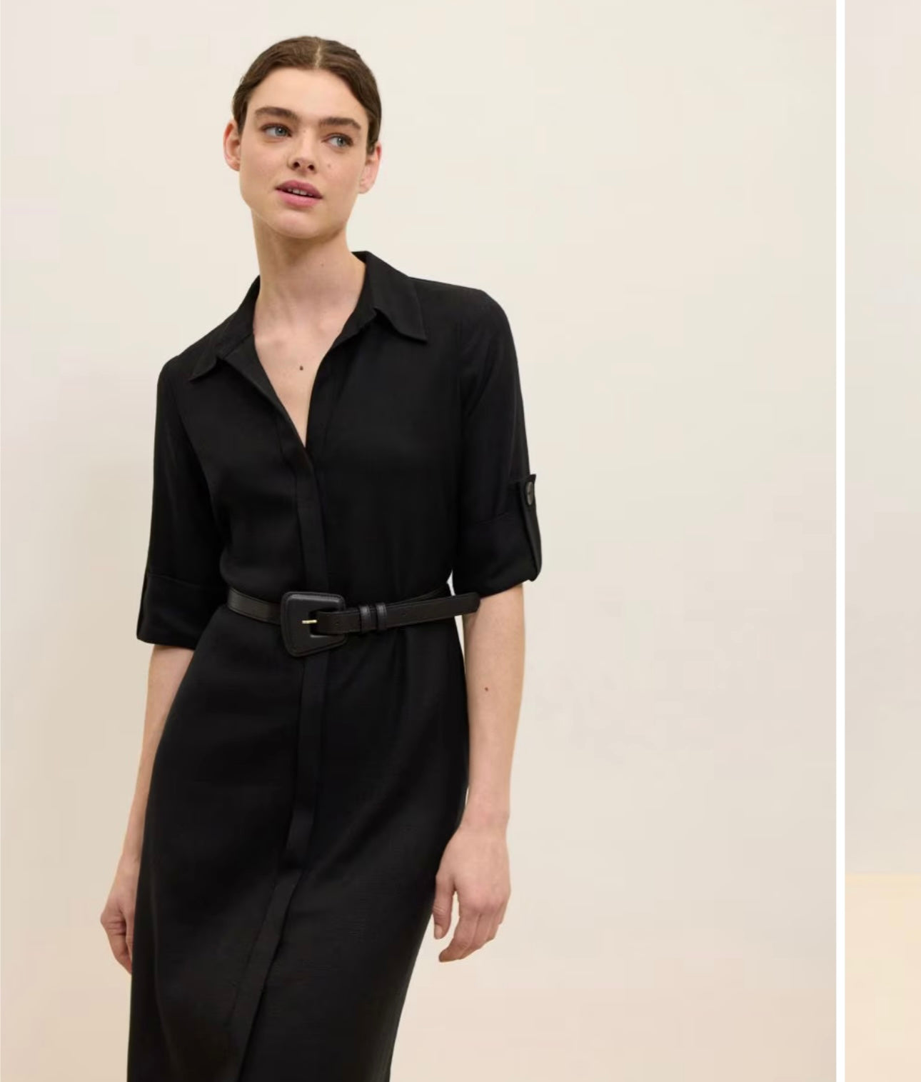 B-Linen black dress