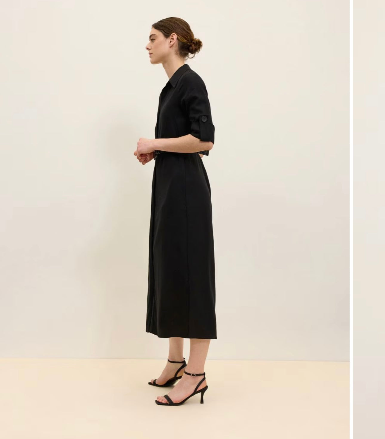 B-Linen black dress