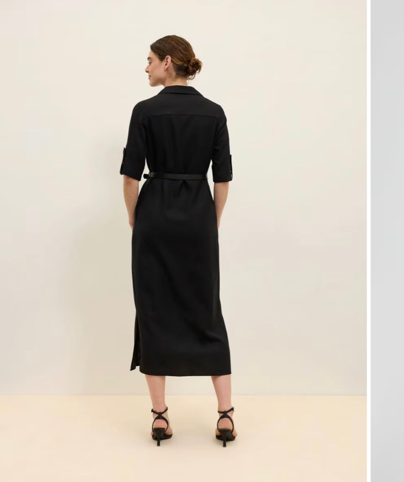 B-Linen black dress