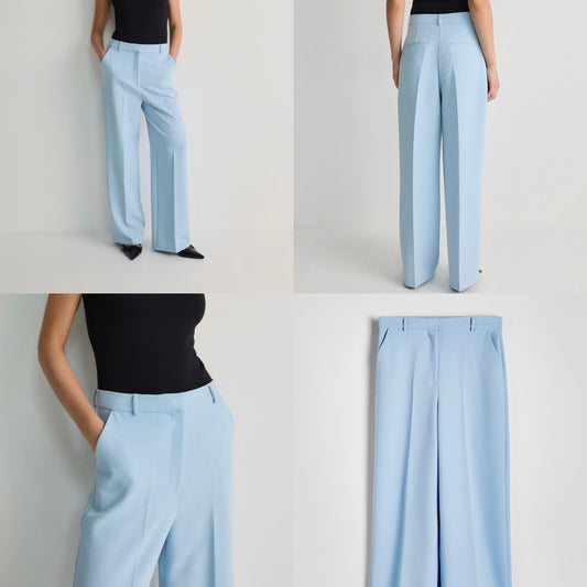 023 Pantalon Bleu