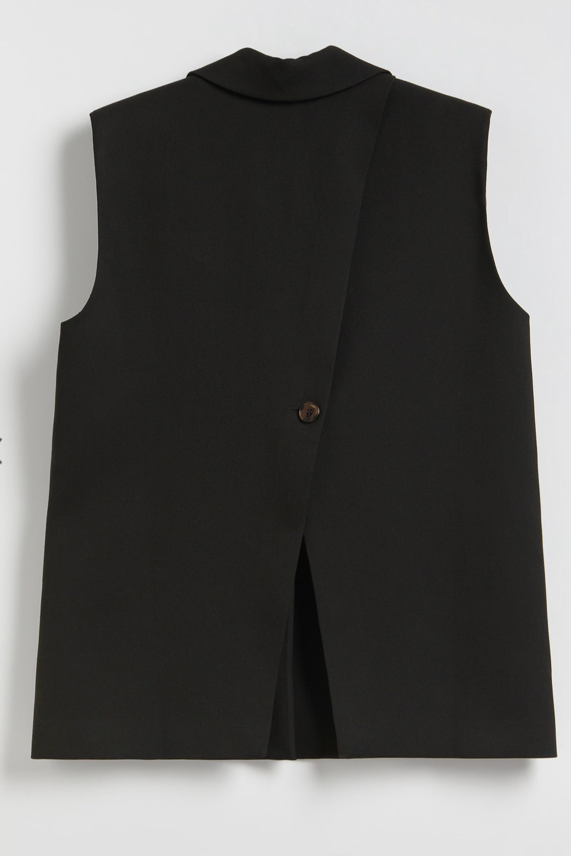 B-Gilet marron foncé