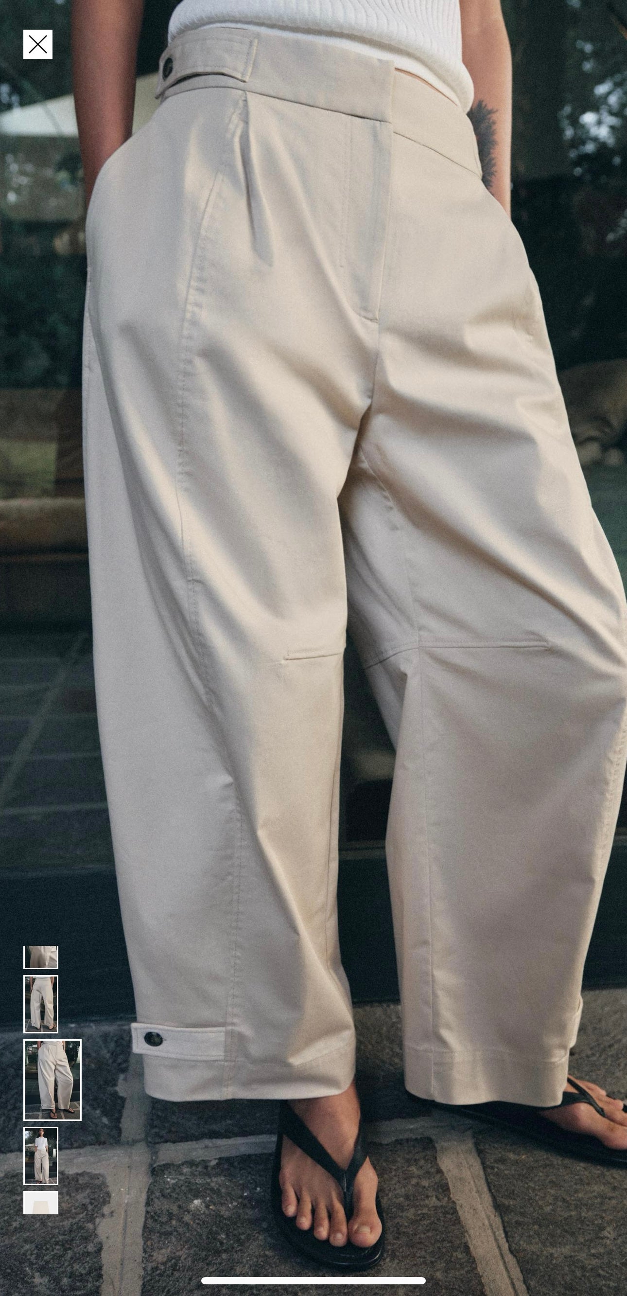 G-Pantalon beige