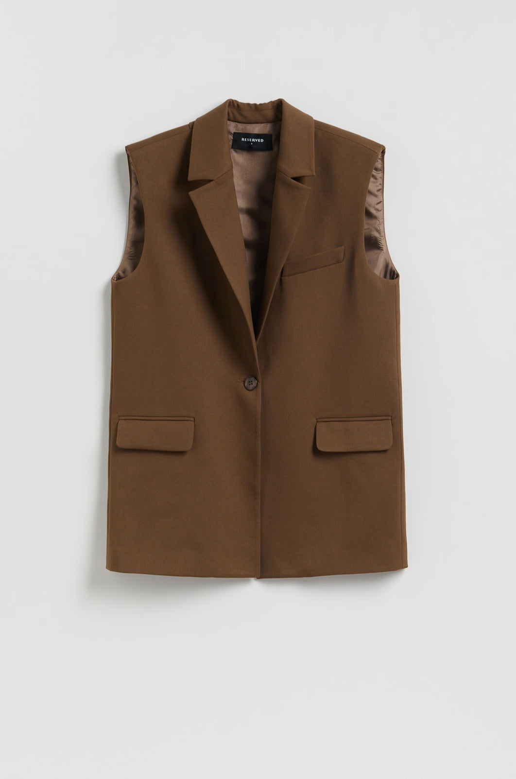 A-Gilet marron claire