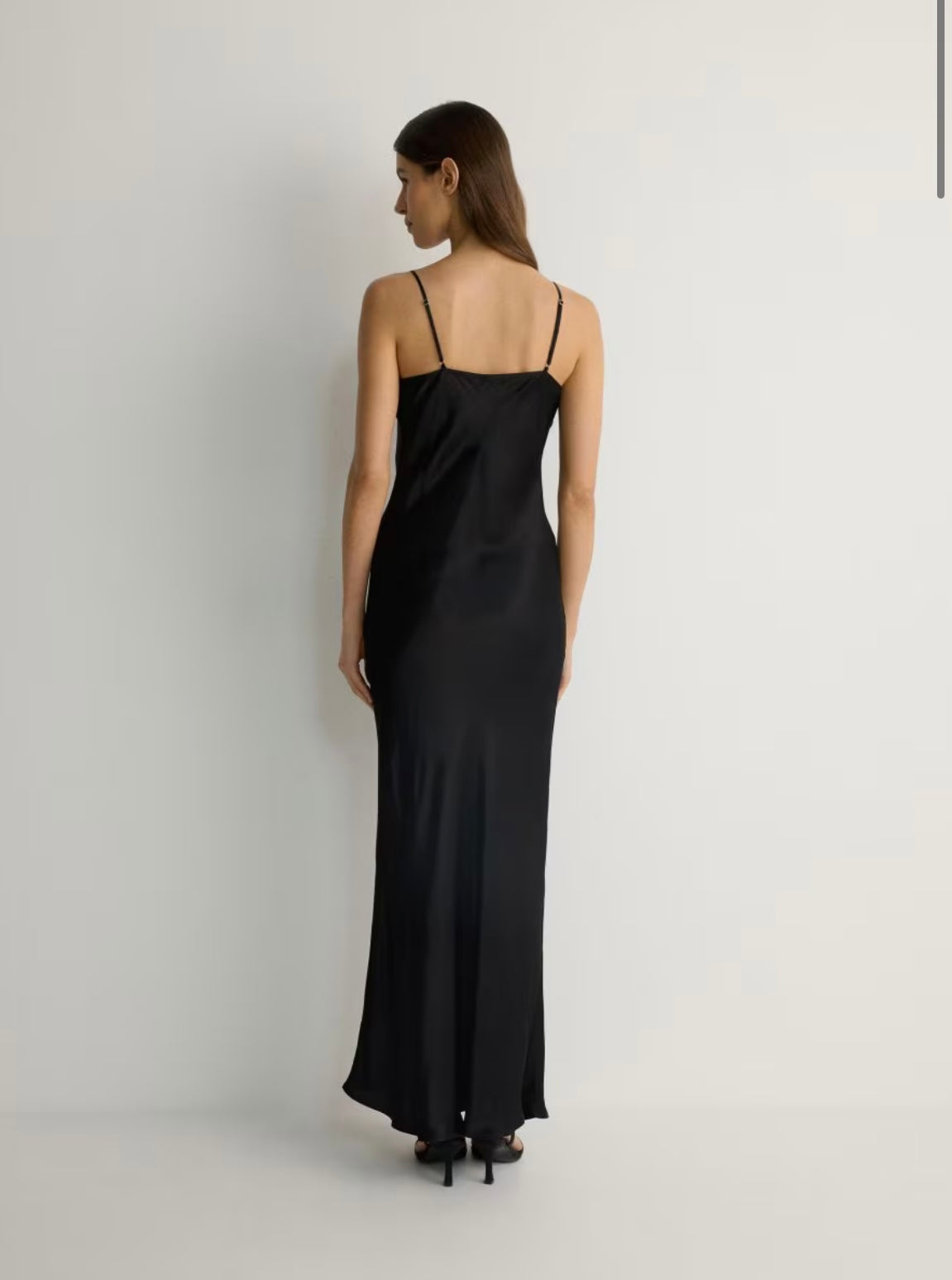 f- Satin Black dress